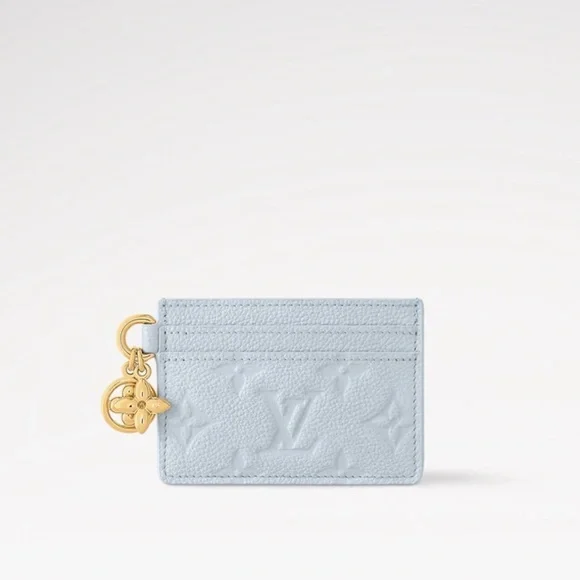 Louis Vuitton Blue Charms Card Holder - Picture 1 of 2